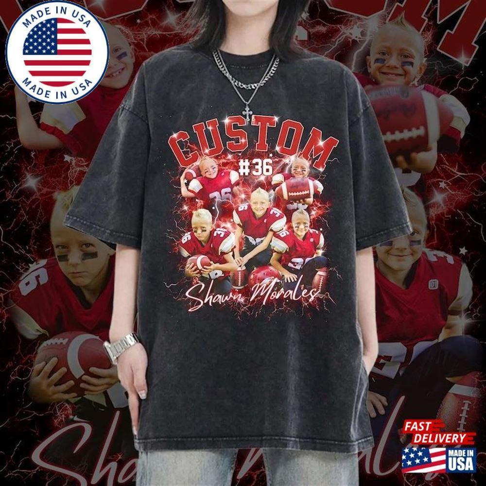 Custom Football Shirt Mom Dad Birthday Unisex Classic